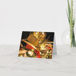 Cowboy Christmas Holiday Card
