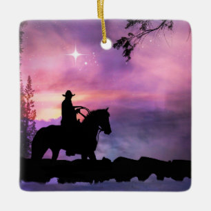 Cowboy Christmas Ornament