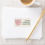 Cowboy Christmas Western Merry Christmas Y'all Label<br><div class="desc">Send mail with western cheer! These cowboy Christmas return address labels add a rustic,  festive touch to holiday cards and packages.</div>