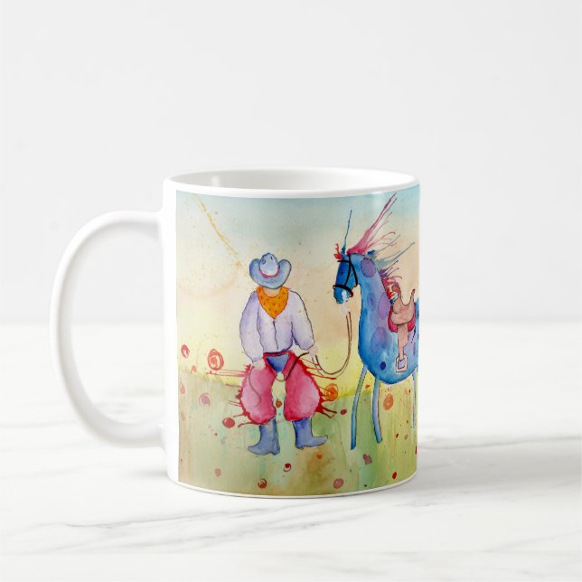 Cowboy Coffee Mug (Left)