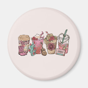 Cowboy Coffee Time Magnet