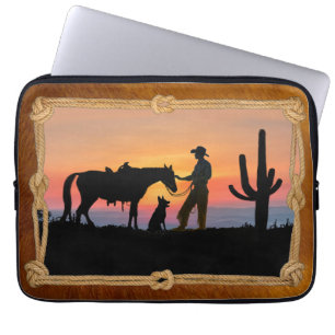 COWBOY COMPANIONS LAPTOP SLEEVE