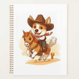 Cowboy Corgi � Western Rodeo Dog Planner