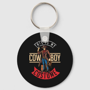 Cowboy Costume Halloween Western Gift Idea Cowboy Key Ring