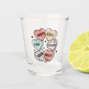 Cowboy & Cowgirl Love   Western-Themed Shot Glass