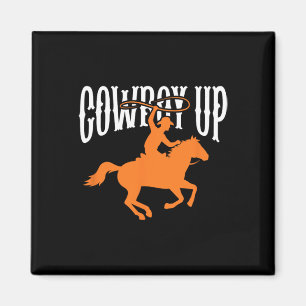 Cowboy Cowgirl Rodeo Western Southern Cowboy  Magnet