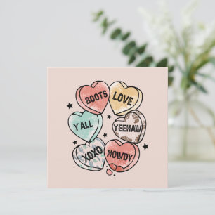 Cowboy Cowgirl Theme Hearts