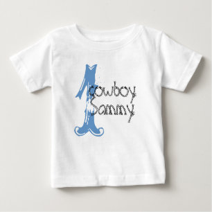 Cowboy Customisable 1st Birthday Tshirt