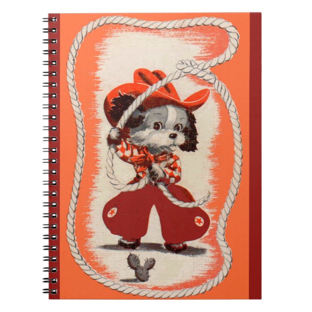 cowboy dog notebook (Front)