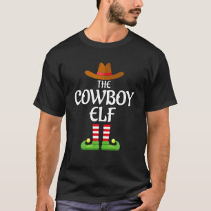Cowboy Elf Family Matching Group Christmas Country T-Shirt