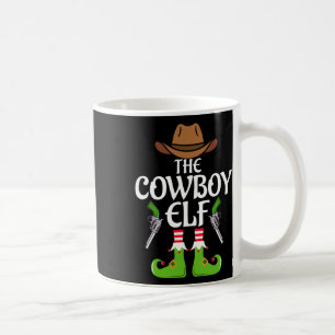Cowboy Elf Matching Family Group Christmas Party X Coffee Mug