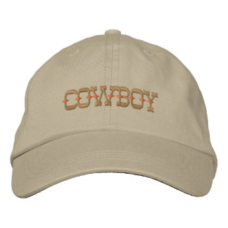 Cowboy Embroidered Hat