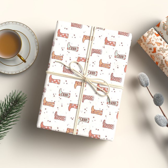 Cowboy Farmhouse Holiday Wrapping Paper (Creator Uploaded)