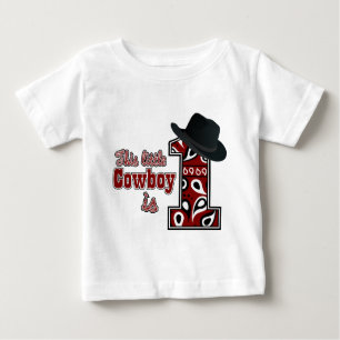Cowboy First Birthday Baby T-Shirt