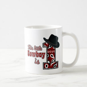Cowboy First Birthday Coffee Mug