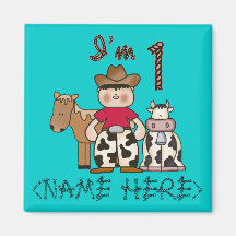 Cowboy First Birthday - Personalised - Customised
