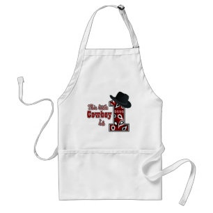 Cowboy First Birthday Standard Apron