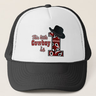 Cowboy First Birthday Trucker Hat