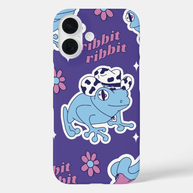 Cowboy Frog Aesthetic Case-Mate iPhone Case (Back)