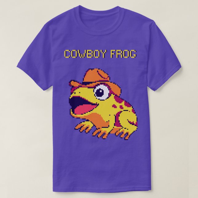 Cowboy Frog T-Shirt (Design Front)