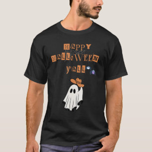 cowboy ghost halloween T-Shirt