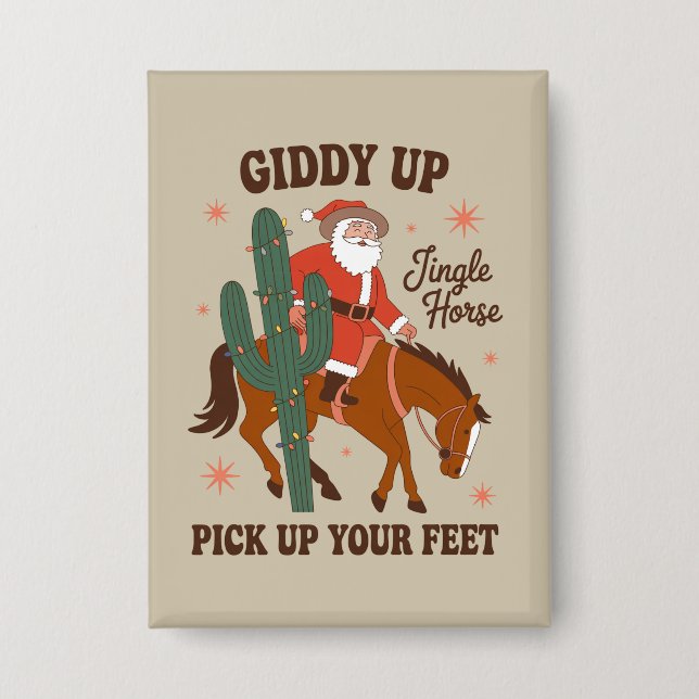 Cowboy Giddy Up Jingle Horse Pick Up Your Feet (Front)