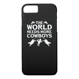 Cowboy Gift World Needs More Cowboys Team Roping Case-Mate iPhone Case