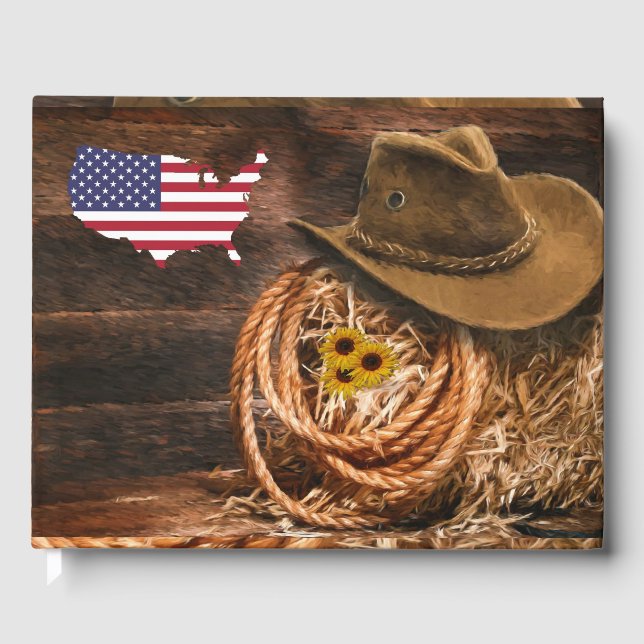 Cowboy Guest Book (Front)