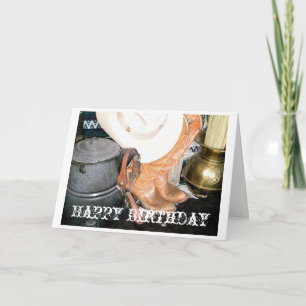 Cowboy, Happy Birthday Card