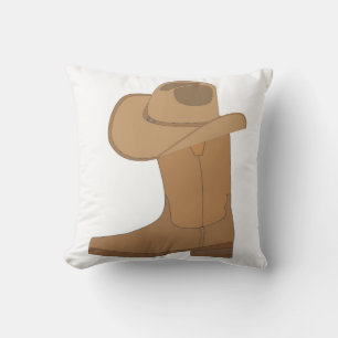 Cowboy Hat and Boot Cushion