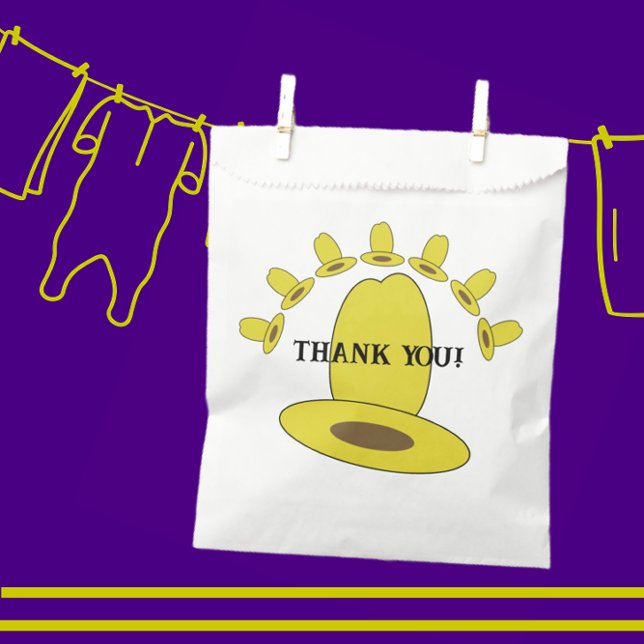 Cowboy Hat Birthday Party Favour Bag (Creator Uploaded)