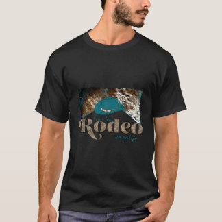 Cowboy Hat Cowhide I Run This Rodeo Mum Life Weste T-Shirt
