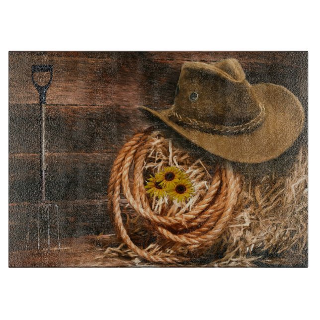 Cowboy Hat Cutting Board (Front)