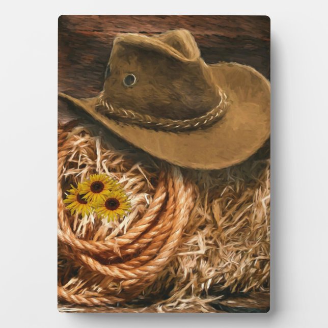 Cowboy Hat Plaque (Front)