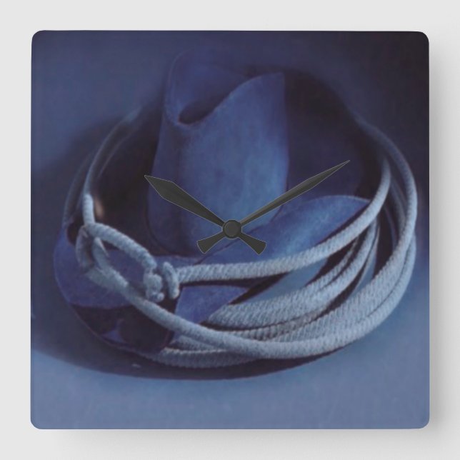 Cowboy Hat Wall Clock (Front)