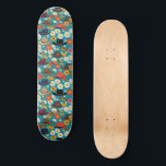 Cowboy Hats Daisies And Monarch Butterflies Teal Skateboard<br><div class="desc">This stylish skateboard features a charming Western-inspired design with cowboy hats,  delicate daisies,  and vibrant monarch butterflies on a rich teal background. Perfect for skaters who love a mix of rustic country vibes and boho elegance.</div>