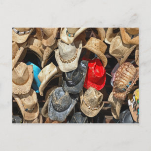 Cowboy Hats Postcard