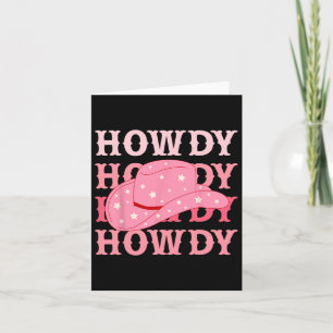Cowboy Heart Western Howdy Valentine Card