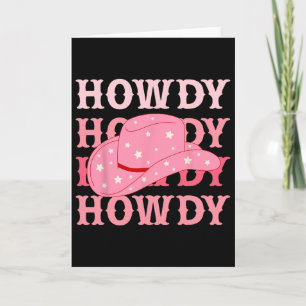 Cowboy Heart Western Howdy Valentine Card