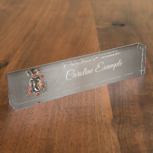 Cowboy hearts: A poem of boots and flowers. Nameplate