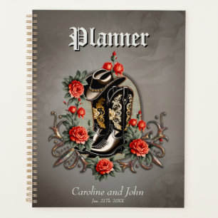 Cowboy hearts: A poem of boots and flowers Planner