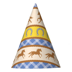 Cowboy Horse Pony Cute 1st Birthday Party Theme Hat