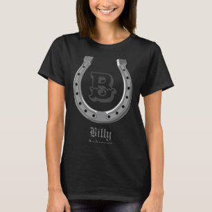 Cowboy Horse Scute Ss Cute Ss Personalised Monogra T-Shirt