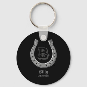 Cowboy Horse Scute Ss Cute Ss Personalized Monogra Key Ring