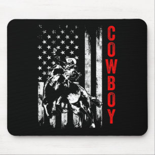 Cowboy Horse Show Horseck Riding Rider 7  Mouse Pad