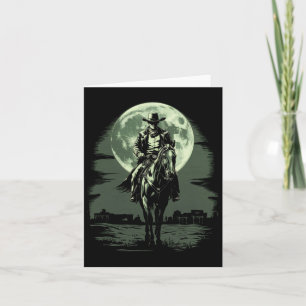Cowboy Horseck Riding Saloon Gunfight Sheriff Card