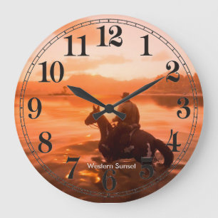 Cowboy image for Acrylic Wall Clock