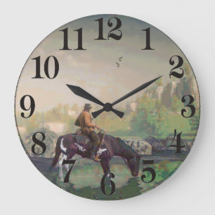 Cowboy image for Acrylic Wall Clock