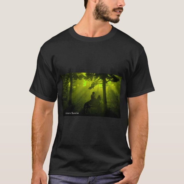 Cowboy image for T-Shirt (Front)