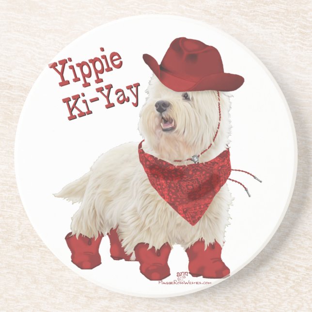 Cowboy in Boots Coaster (Front)